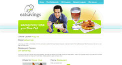 Desktop Screenshot of eatsavings.com